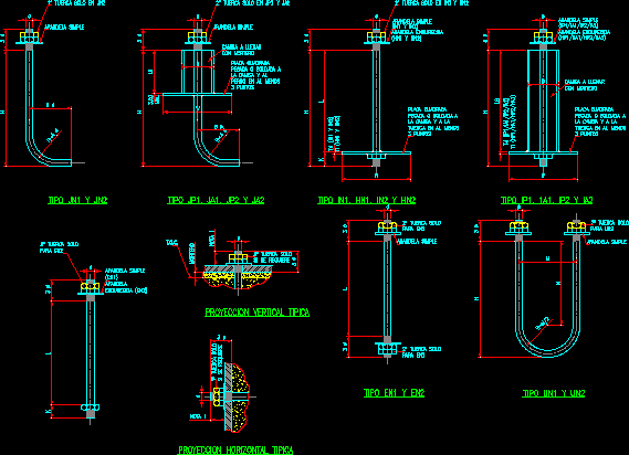 Autocad чертеж болта