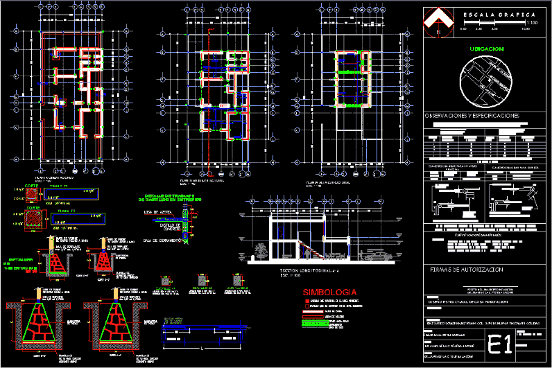 Game room - structural development-. Construction Details category, dwg  project details