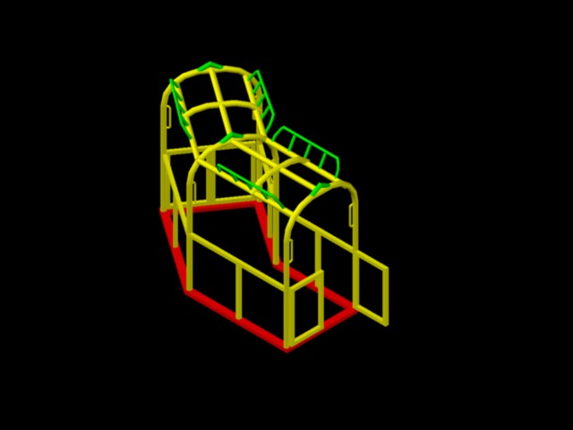 Cage of thing. Construction Details category, dwg project details