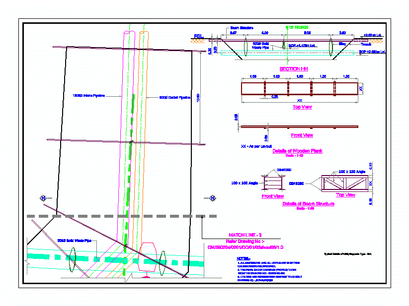 trench details dwg